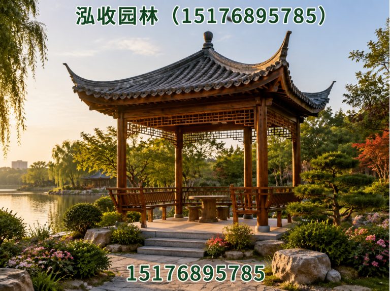 淮北京津冀防腐木工程展示图